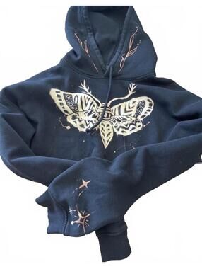 ONE OF A KIND! Bleached custom dream bleach hoodie